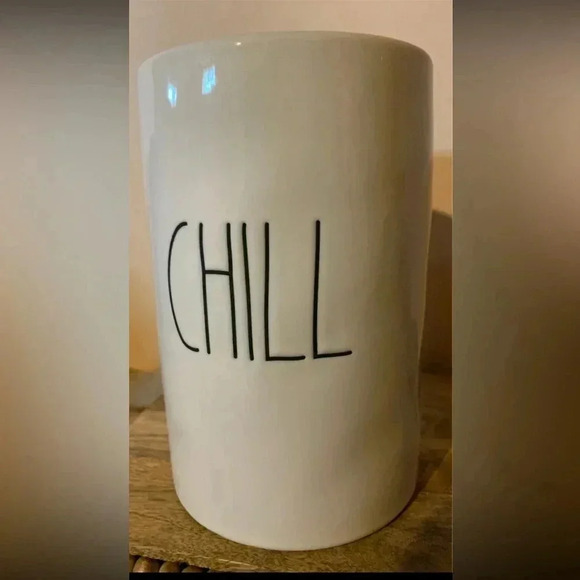 RAE DUNN WHITE WINE CHILL CERAMIC COOLER  HTF - Picture 1 of 9